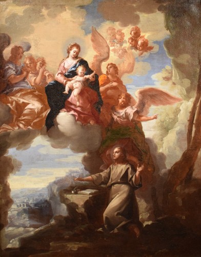 Saint Jean l'Evangéliste à Pathmos - Antonio Domenico Vaccaro (1678-1745)